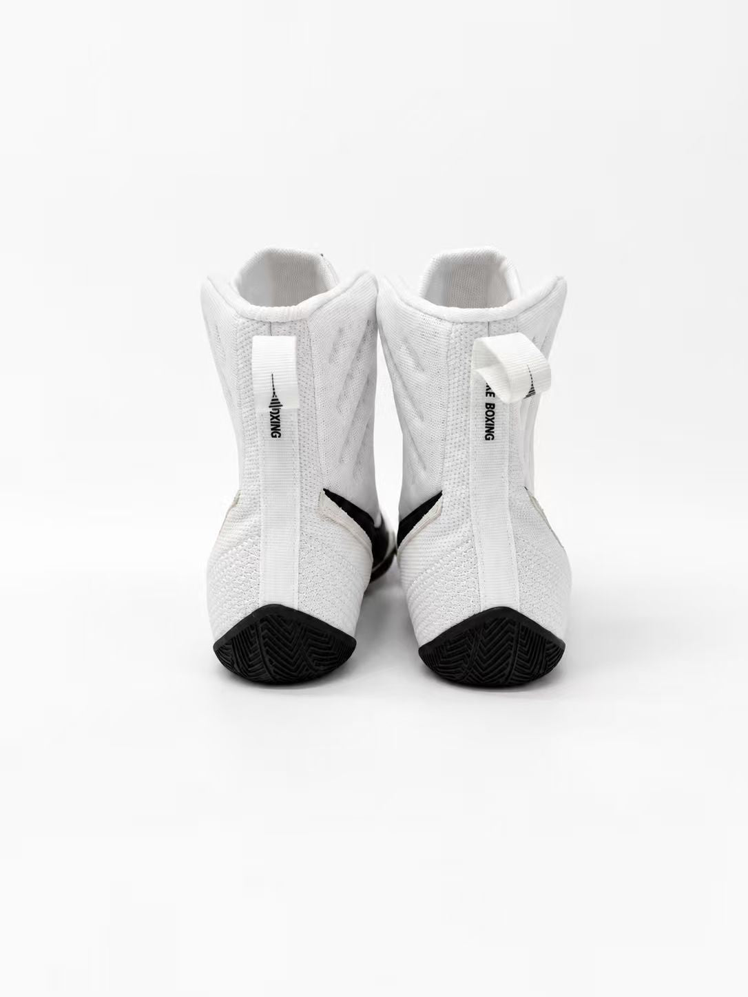 NIKE MACHOMAI 3 BOXING BOOTS WHITE & BLACK