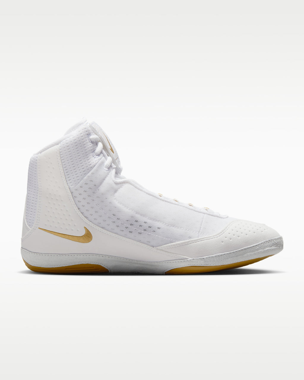 Nike Inflict 4 wrestling shoes White and Gold