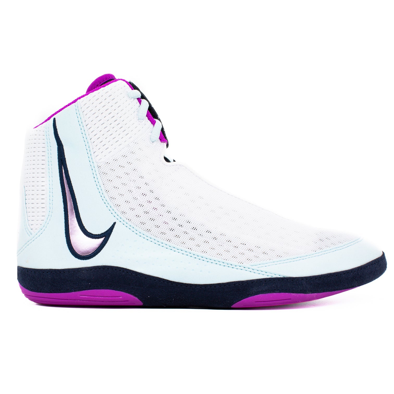 Nike Inflict 4 'White Glacier Blue
Violet' Wrestling shoes