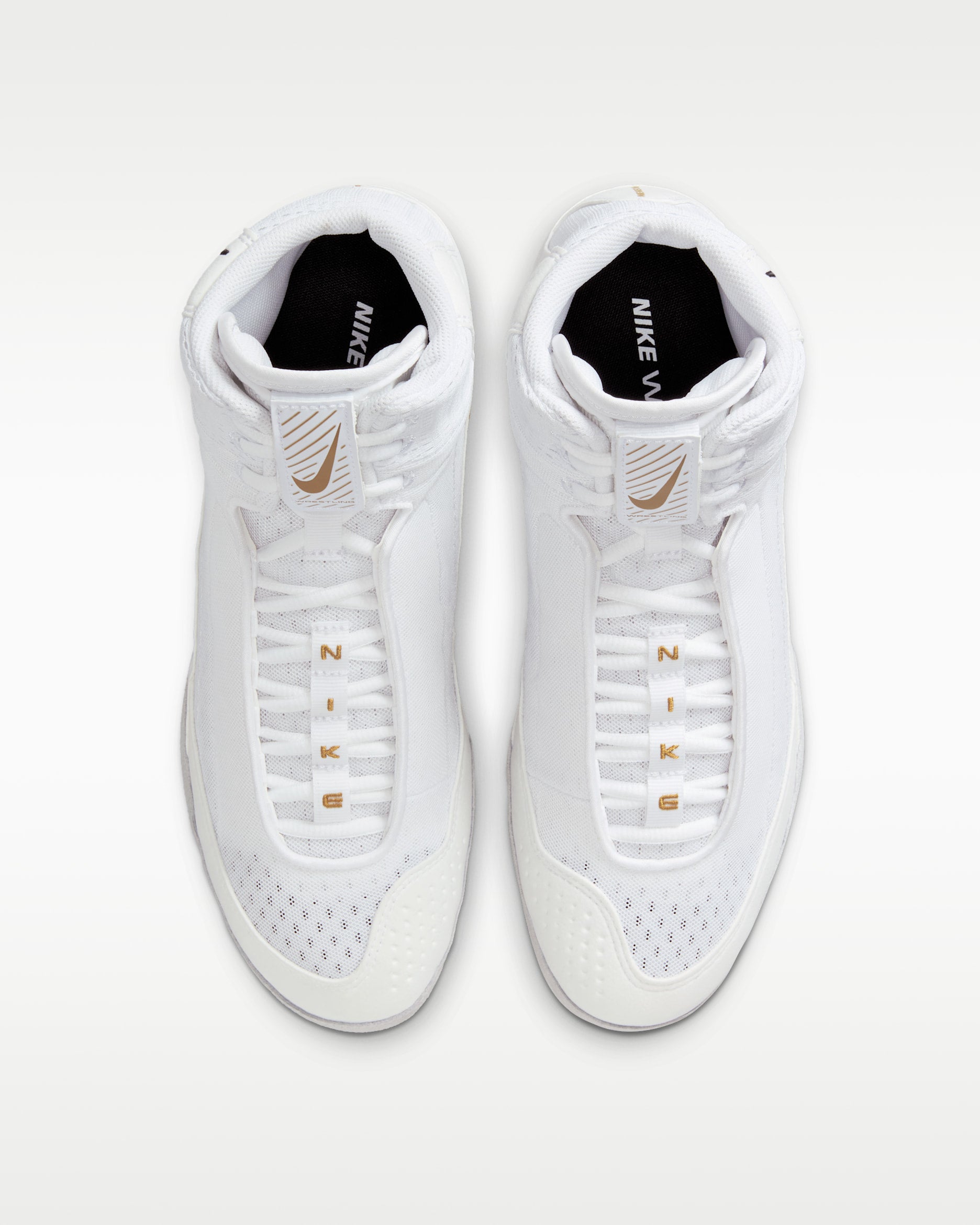 Nike Inflict 4 wrestling shoes White and Gold