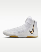 Nike Inflict 4 wrestling shoes White and Gold