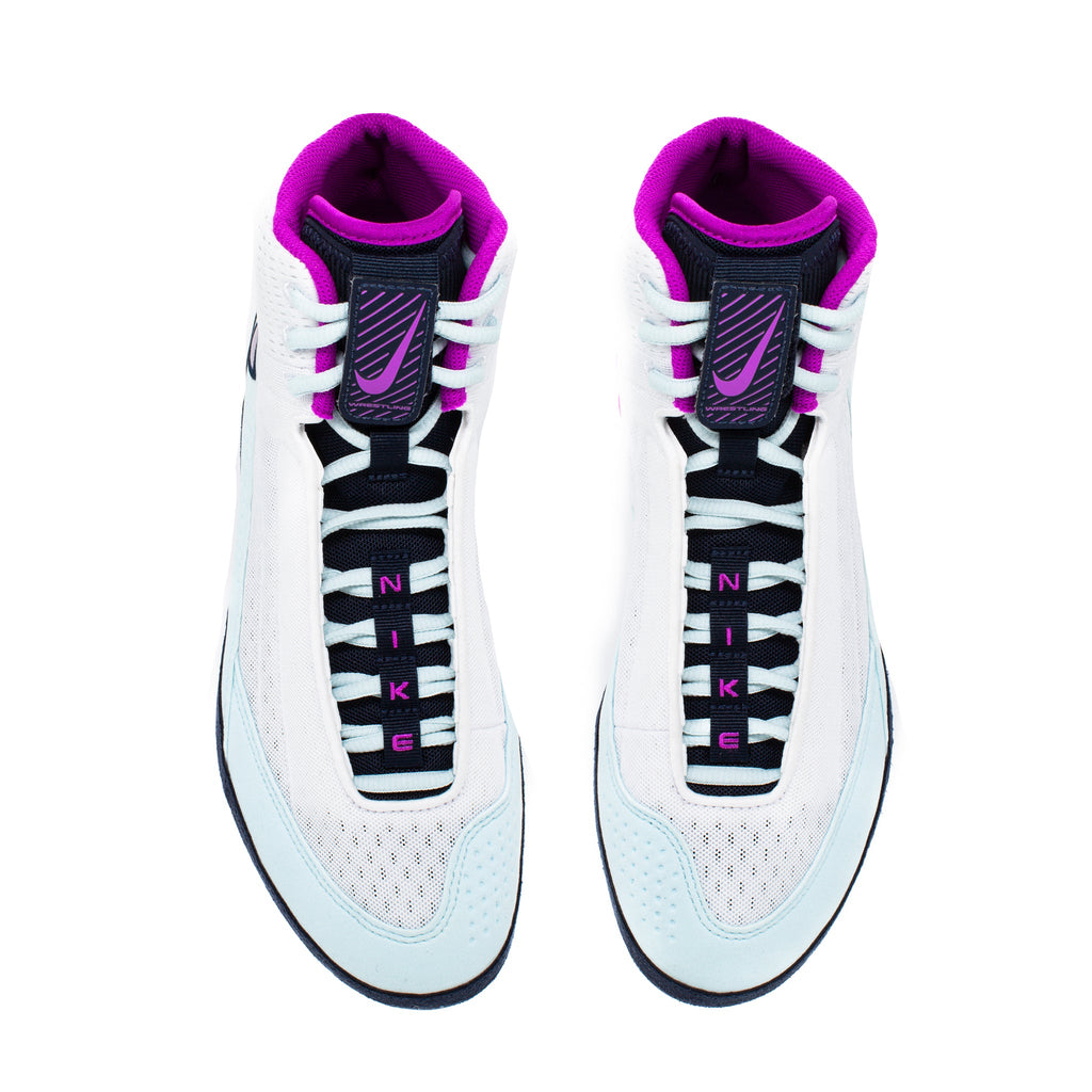 Nike Inflict 4 'White Glacier Blue
Violet' Wrestling shoes