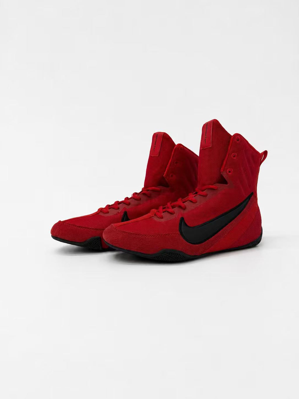 NIKE MACHOMAI 3 BOXING BOOTS BLACK & RED