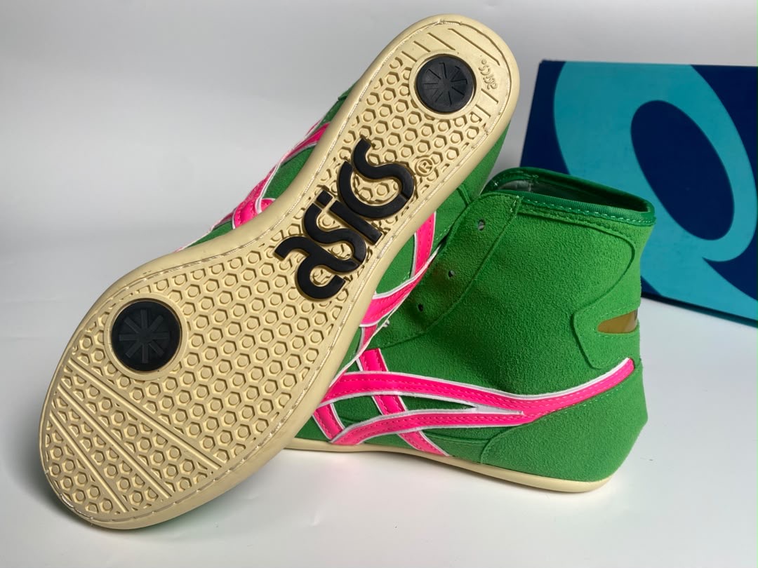 ASICS TIGERS GREEN PINK