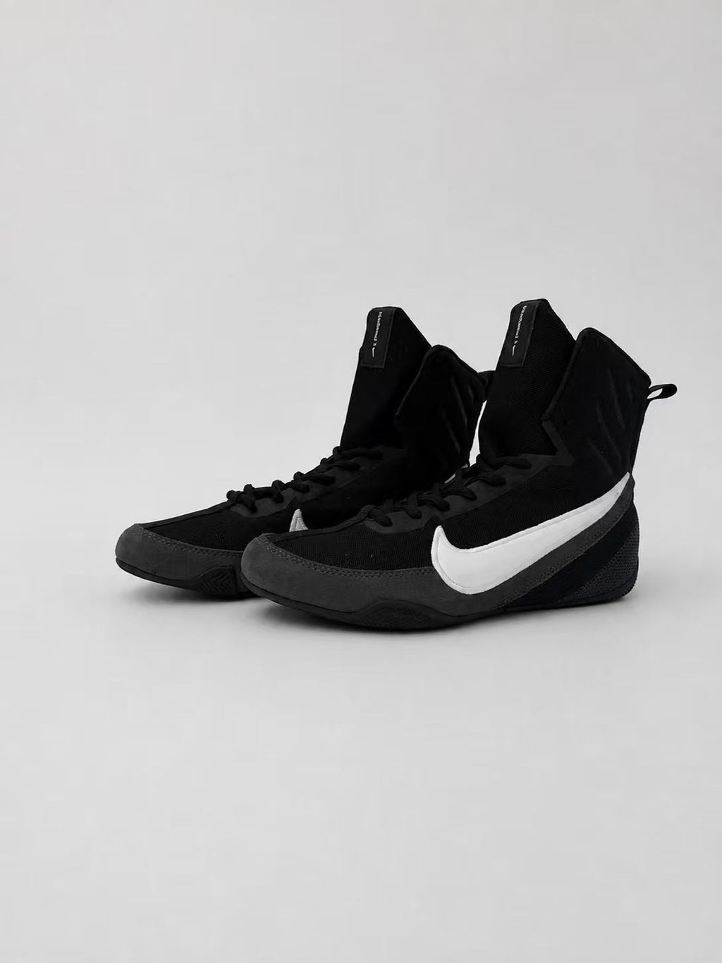 NIKE MACHOMAI 3 BOXING BOOTS- BLACK/WHITE