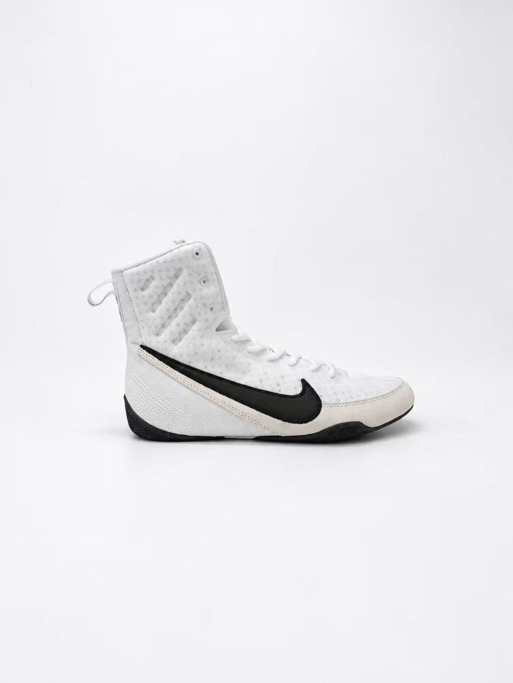 NIKE MACHOMAI 3 BOXING BOOTS WHITE & BLACK