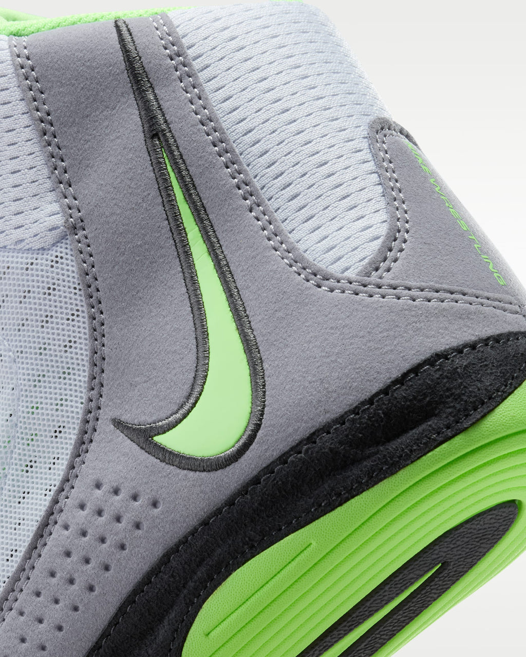 Nike Inflict 4 wrestling shoes Grey and Green