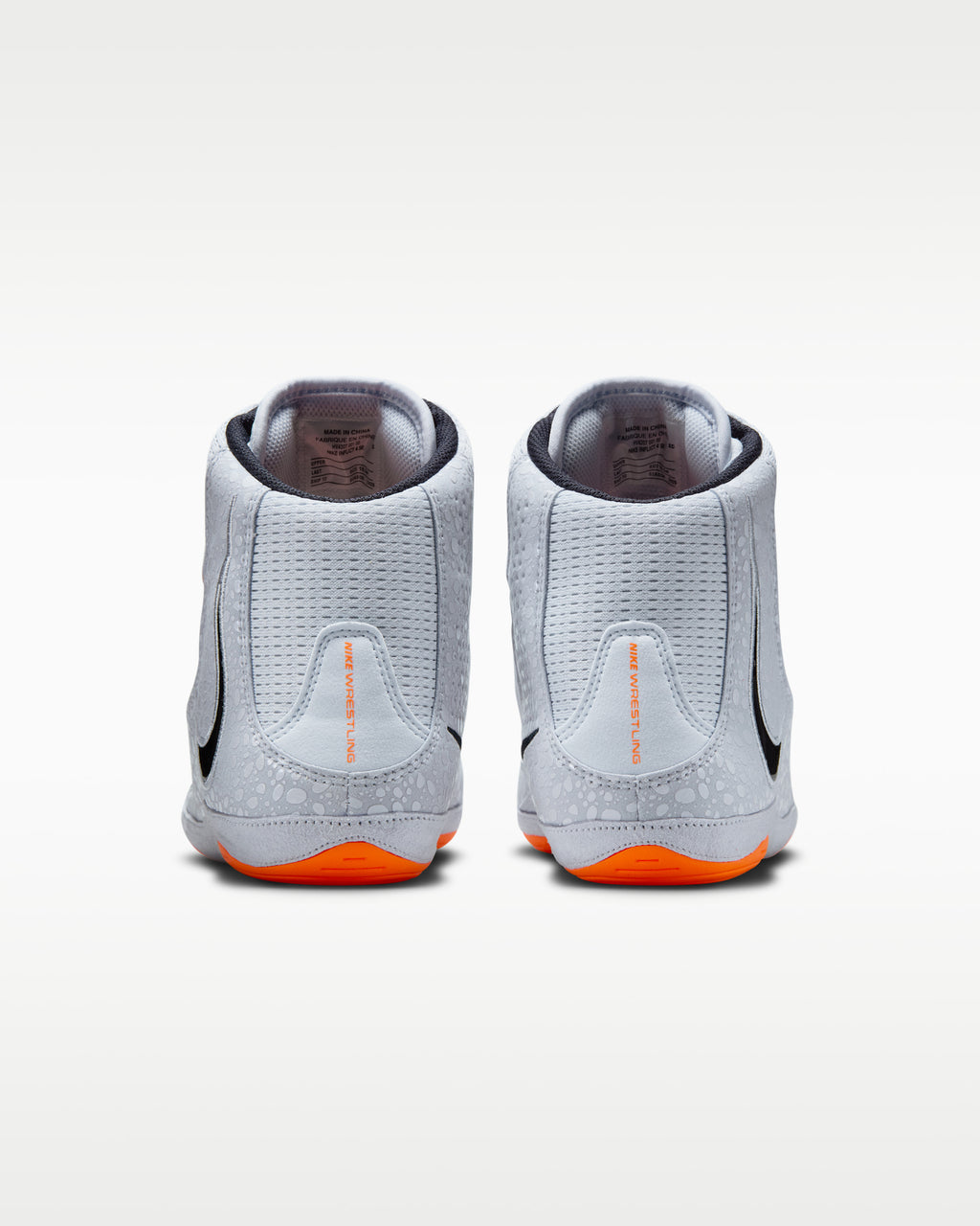 Nike Inflict 4 wrestling shoes Grey and Orange