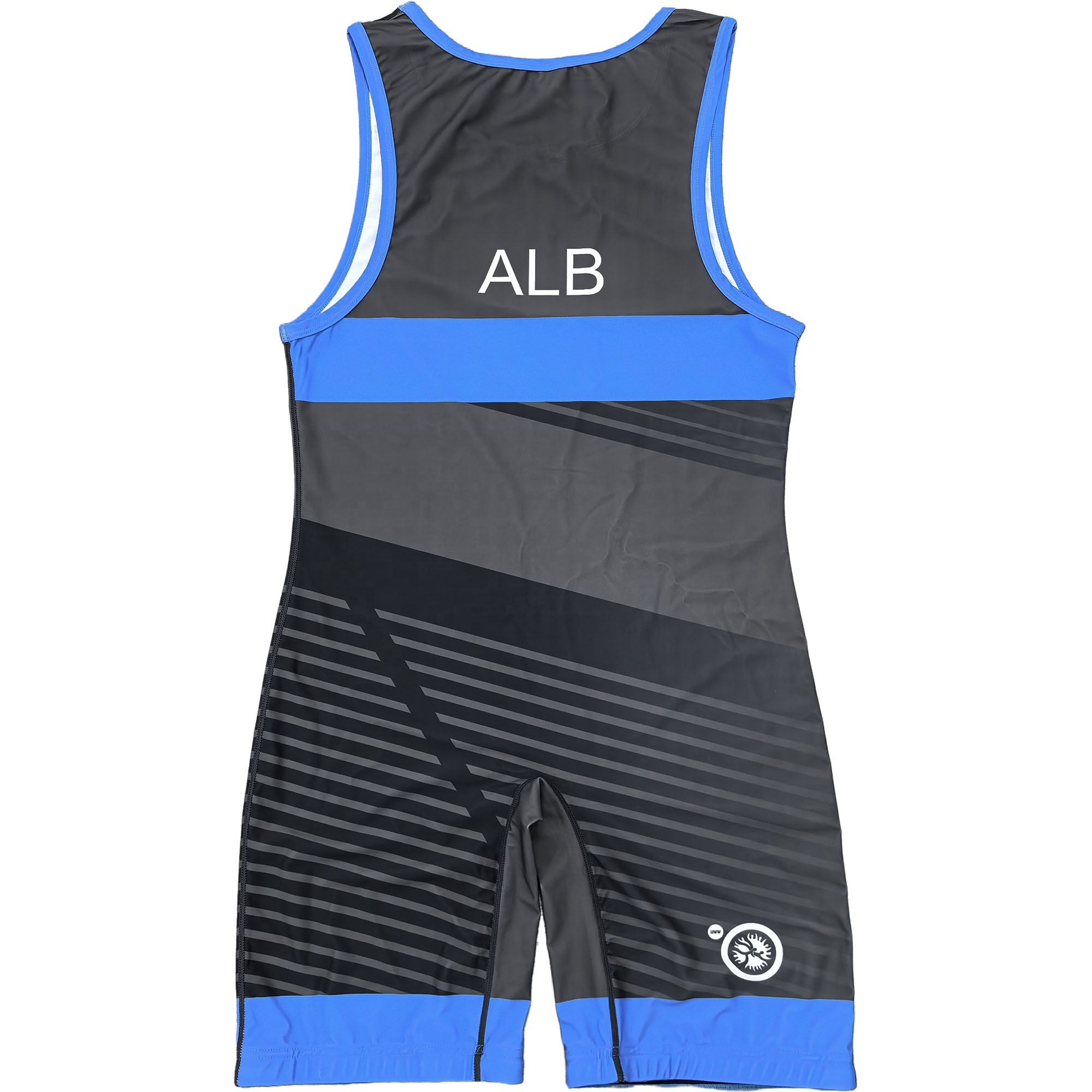 ALBANIA NATIONAL TEAM WRESTLING BLUE  SINGLET