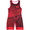 ALBANIA NATIONAL TEAM WRESTLING RED SINGLET