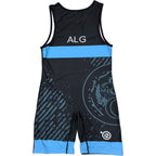 ALGERIA TEAM WRESTLING SINGLET BLUE