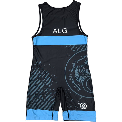 ALGERIA TEAM WRESTLING SINGLET BLUE