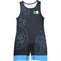 ALGERIA TEAM WRESTLING SINGLET BLUE