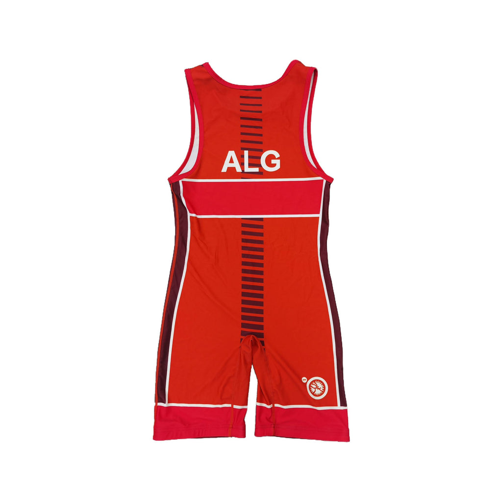 ALGERIA NATIONAL TEAM WRESTLING SINGLET RED