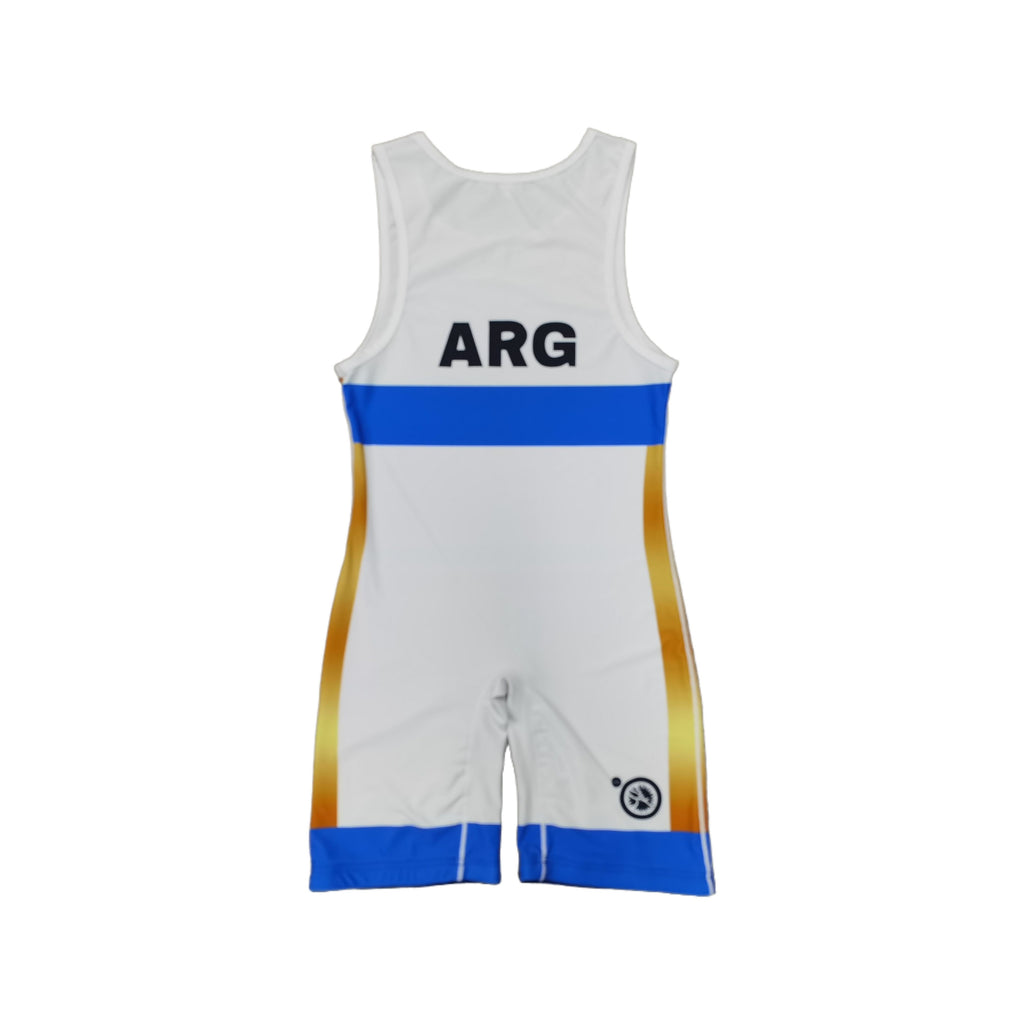ARGENTINA NATIONAL TEAM WRESTLING BLUE  SINGLET