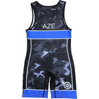 Azerbaijan NATIONAL TEAM WRESTLING BLUE SINGLET