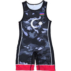Azerbaijan NATIONAL TEAM WRESTLING RED SINGLET