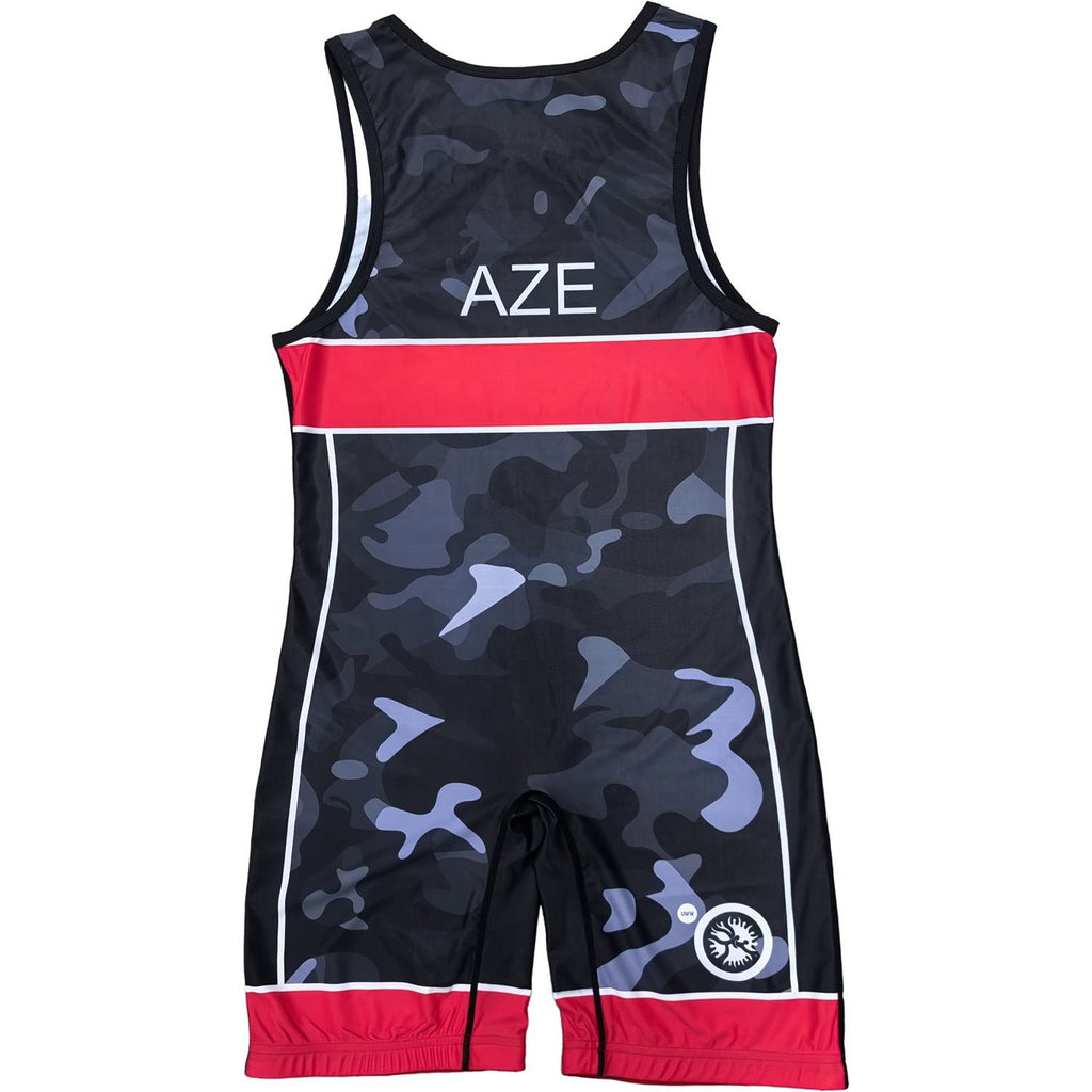 Azerbaijan NATIONAL TEAM WRESTLING RED SINGLET