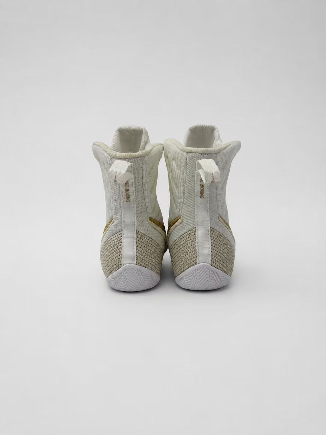 NIKE MACHOMAI 3 BOXING BOOTS - WHITE/GOLD