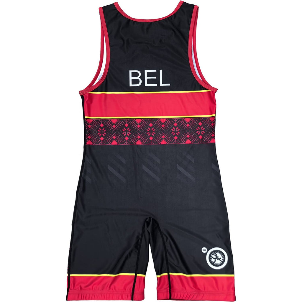 BELGIUM NATIONAL TEAM WRESTLING RED SINGLET