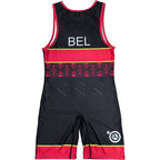 BELGIUM NATIONAL TEAM WRESTLING RED SINGLET