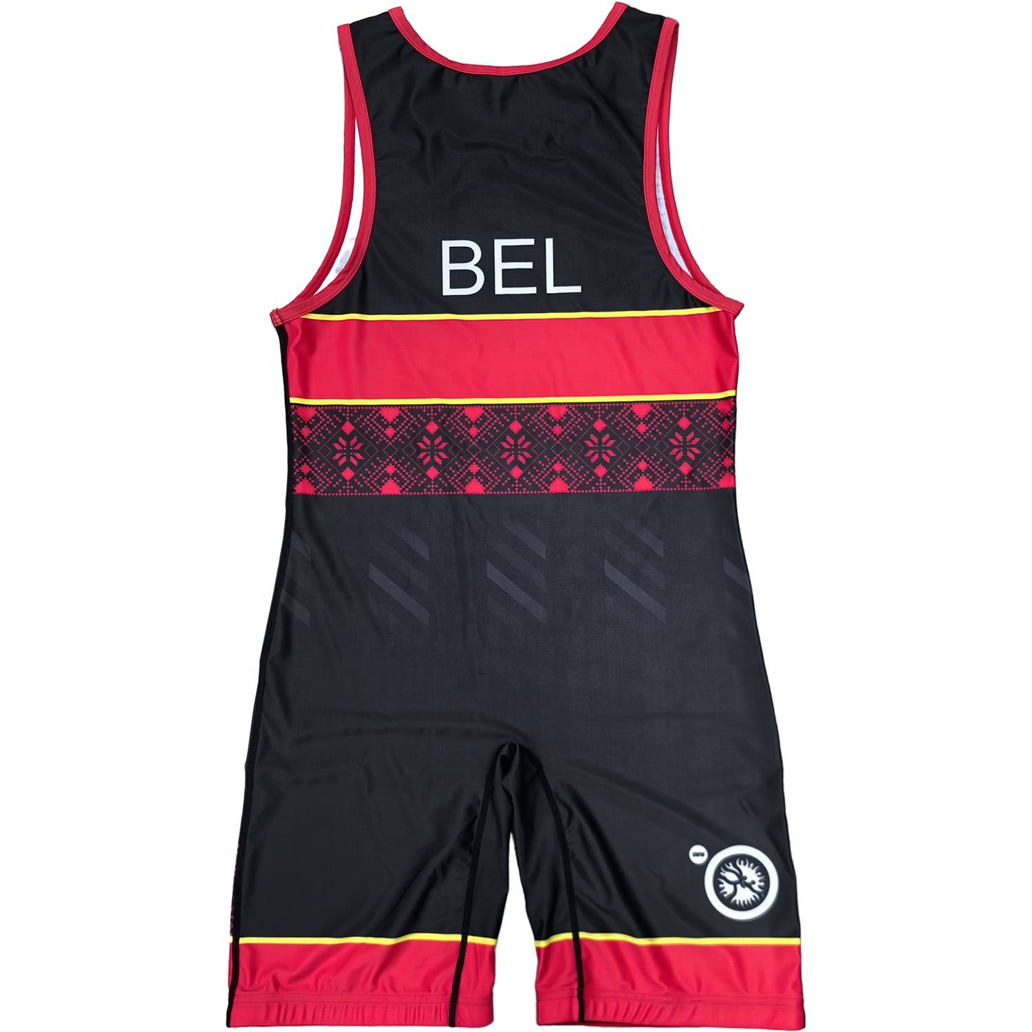 BELGIUM NATIONAL TEAM WRESTLING RED SINGLET