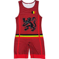 BELGIUM NATIONAL TEAM WRESTLING RED SINGLET 2