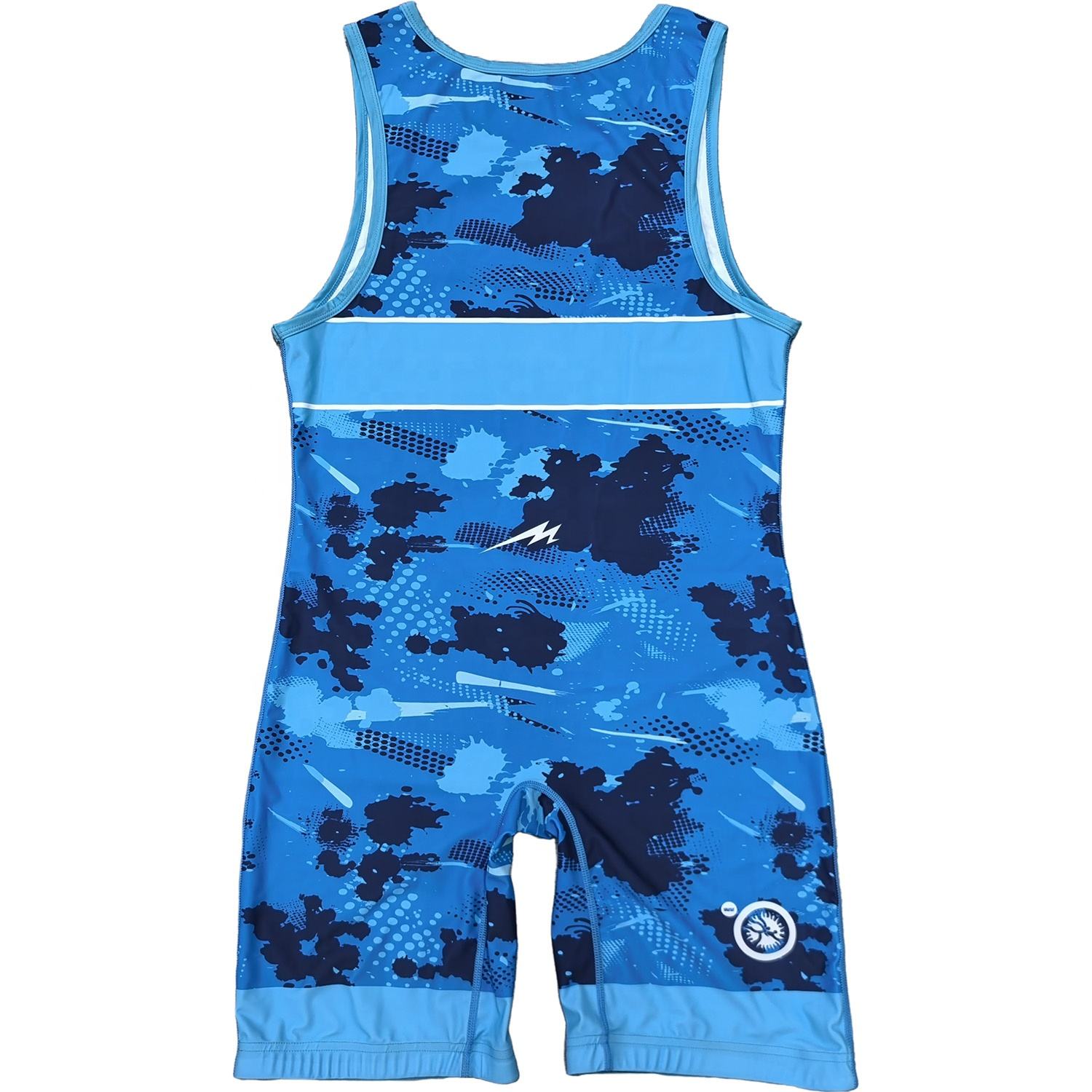 MEROOJ CAMO Blue SINGLET