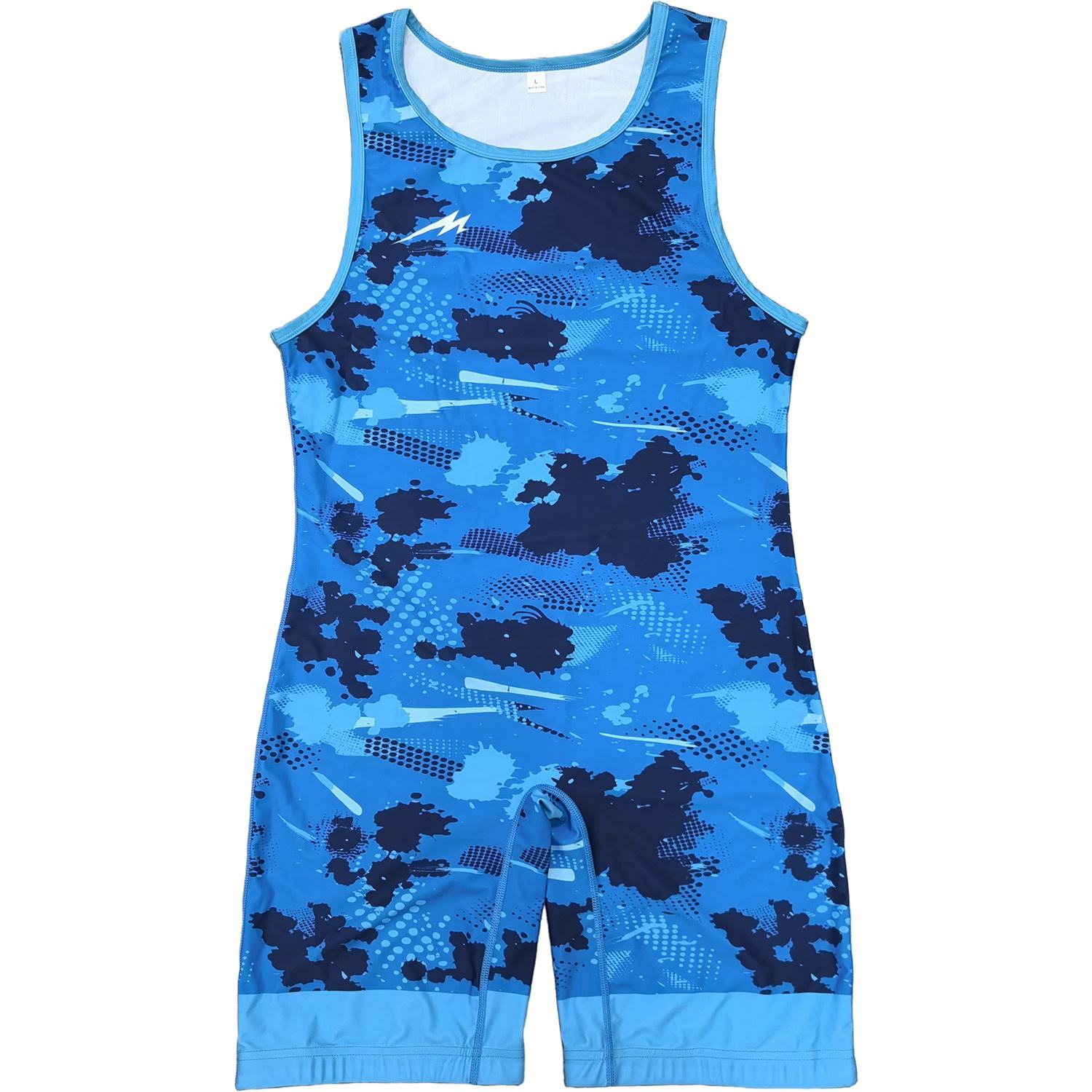 MEROOJ CAMO Blue SINGLET