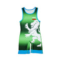 BULGARIA NATIONAL TEAM WRESTLING BLUE SINGLET