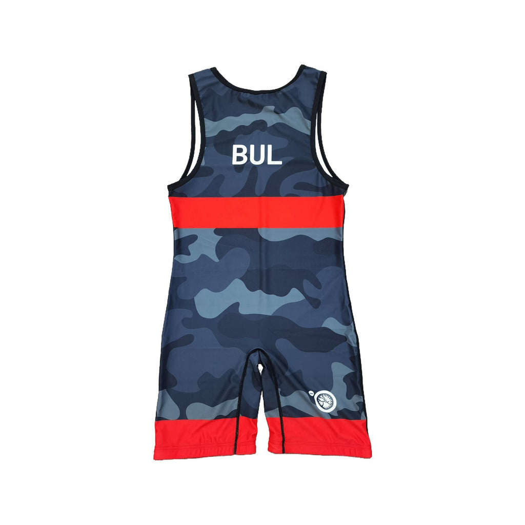 BULGARIA NATIONAL TEAM WRESTLING RED SINGLET