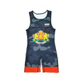 BULGARIA NATIONAL TEAM WRESTLING RED SINGLET