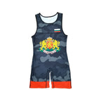 BULGARIA NATIONAL TEAM WRESTLING RED SINGLET