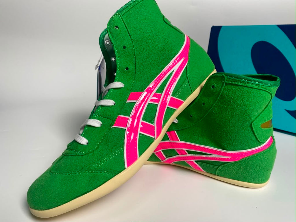 ASICS TIGERS GREEN PINK