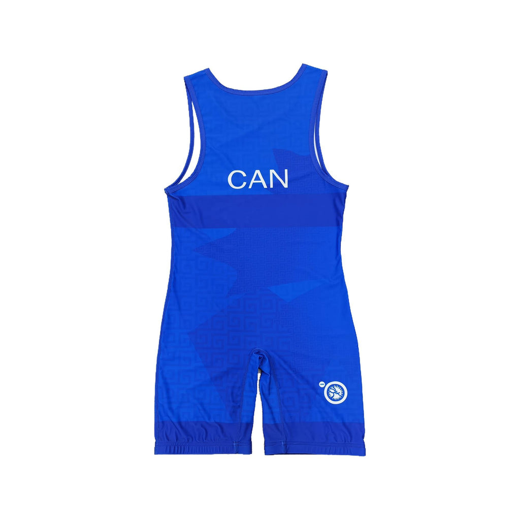 CANADA NATIONAL TEAM WRESTLING BLUE SINGLET