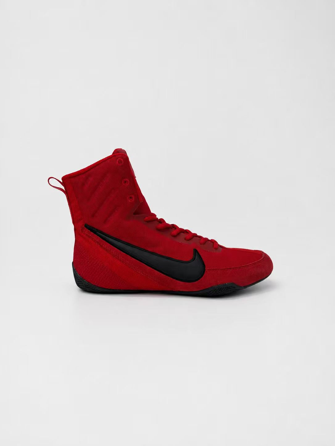 NIKE MACHOMAI 3 BOXING BOOTS BLACK & RED