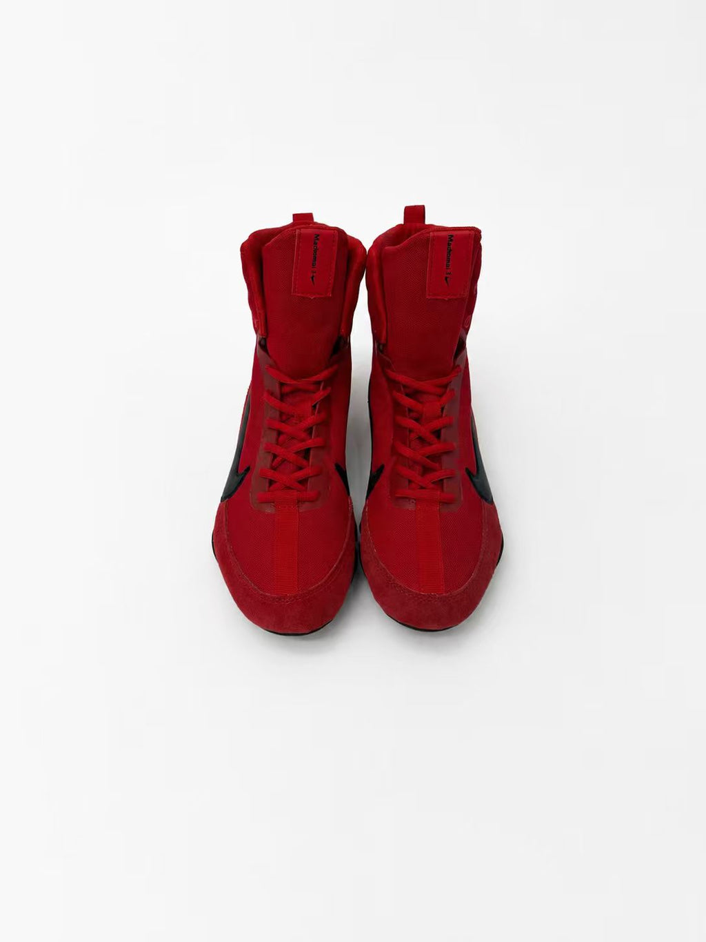 NIKE MACHOMAI 3 BOXING BOOTS BLACK & RED