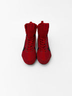 NIKE MACHOMAI 3 BOXING BOOTS BLACK & RED