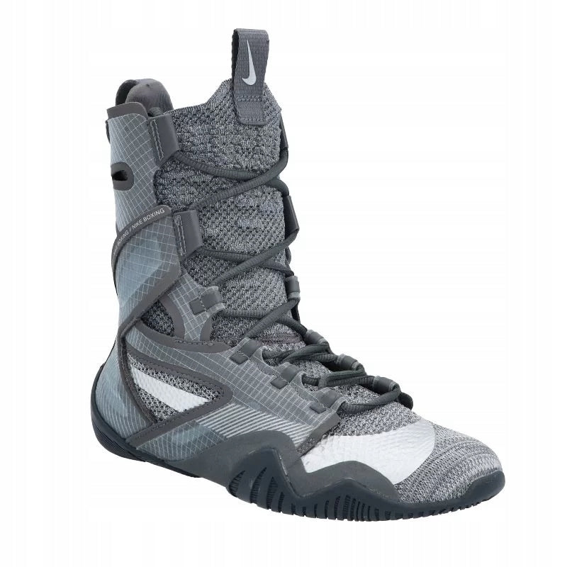 NIKE HYPER KO GREY BOXING BOOTS