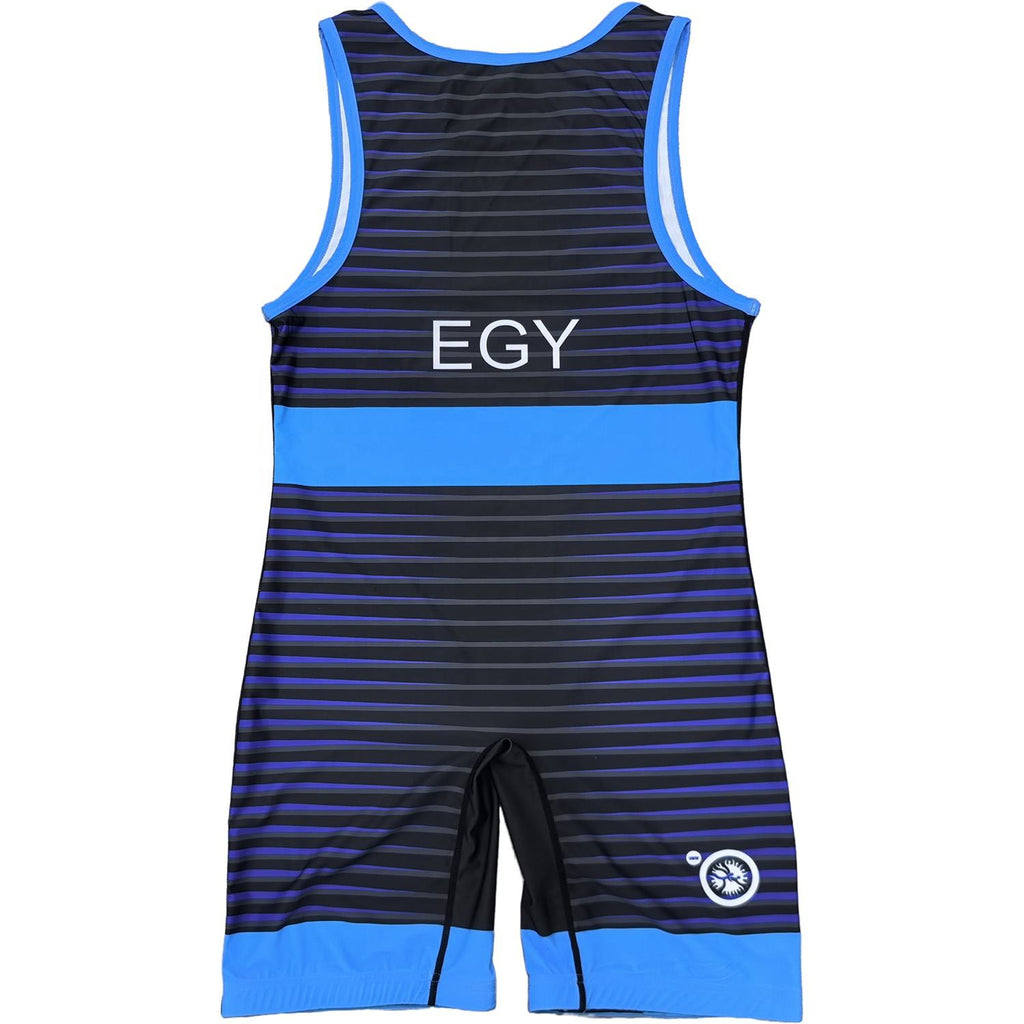 EGYPT TEAM WRESTLING SINGLET BLUE
