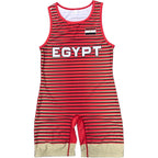 EGYPT TEAM WRESTLING SINGLET RED