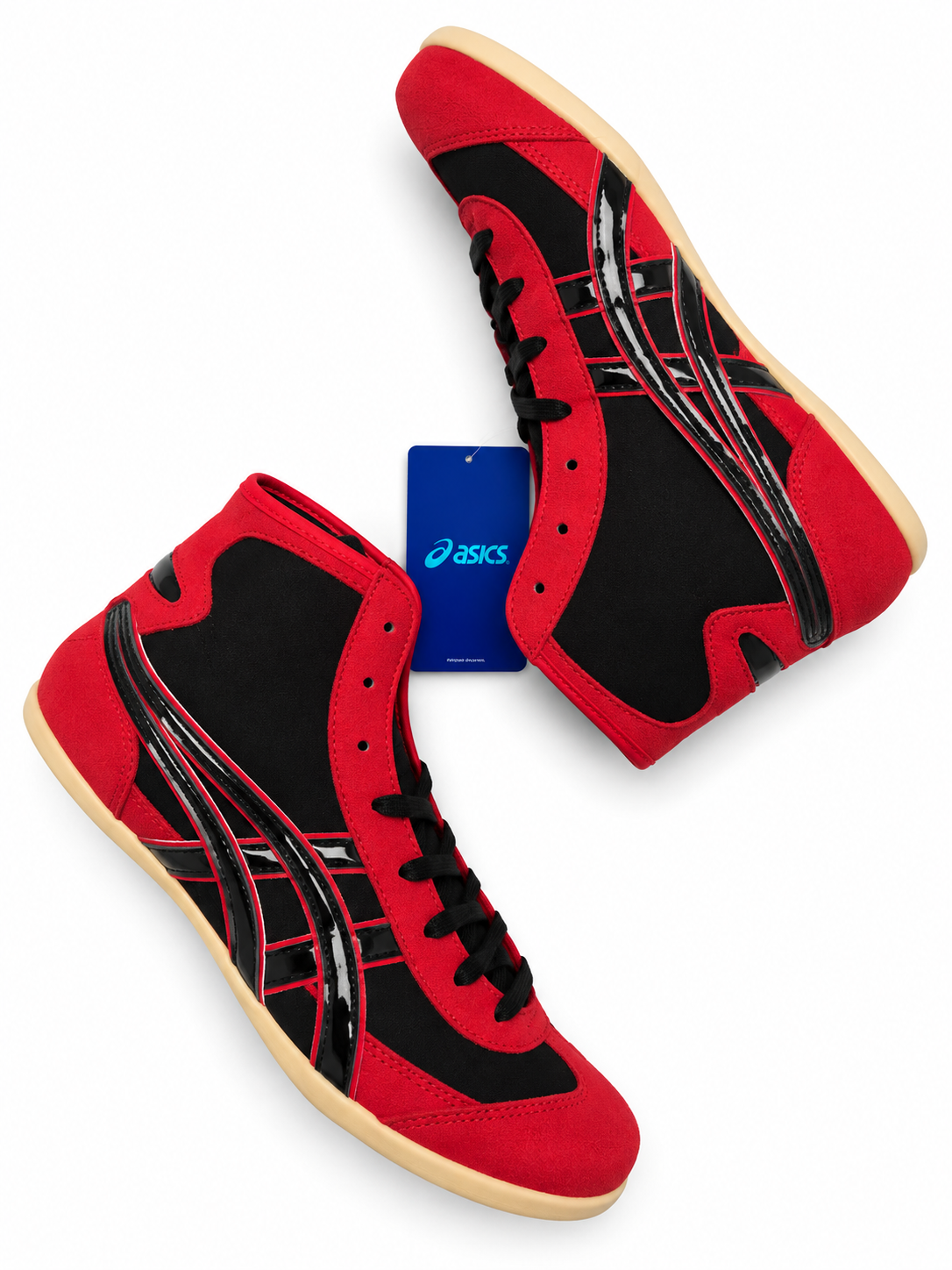 ASICS TIGERS TWR OLD  RED & BLACK