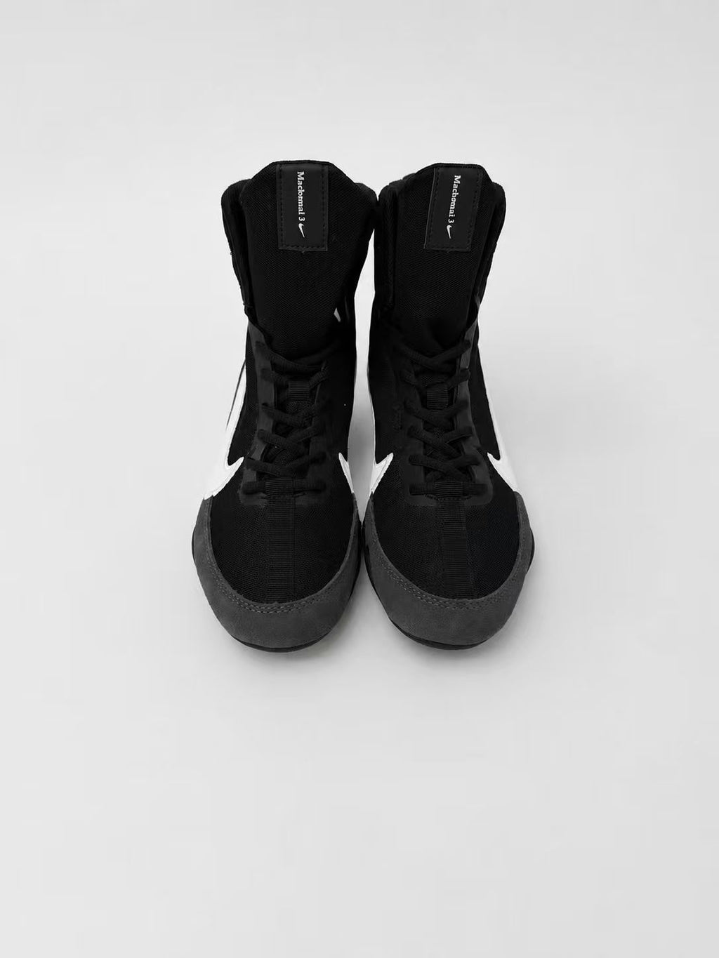 NIKE MACHOMAI 3 BOXING BOOTS- BLACK/WHITE