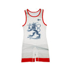 FINLAND NATIONAL TEAM WRESTLING RED SINGLET