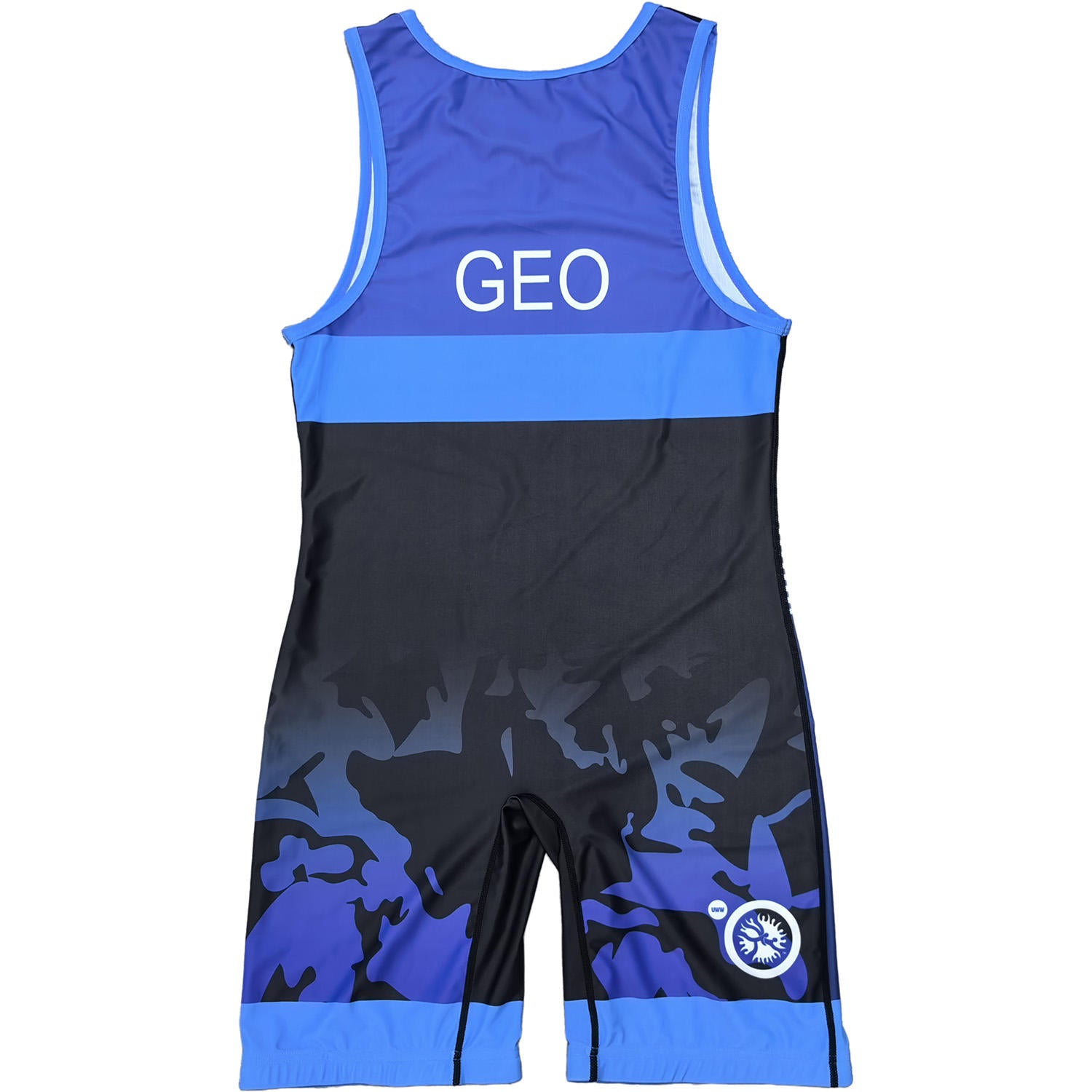 GEORGIA NATIONAL TEAM WRESTLING BLUE SINGLET