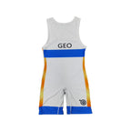 GEORGIA NATIONAL TEAM WRESTLING BLUE SINGLET 2