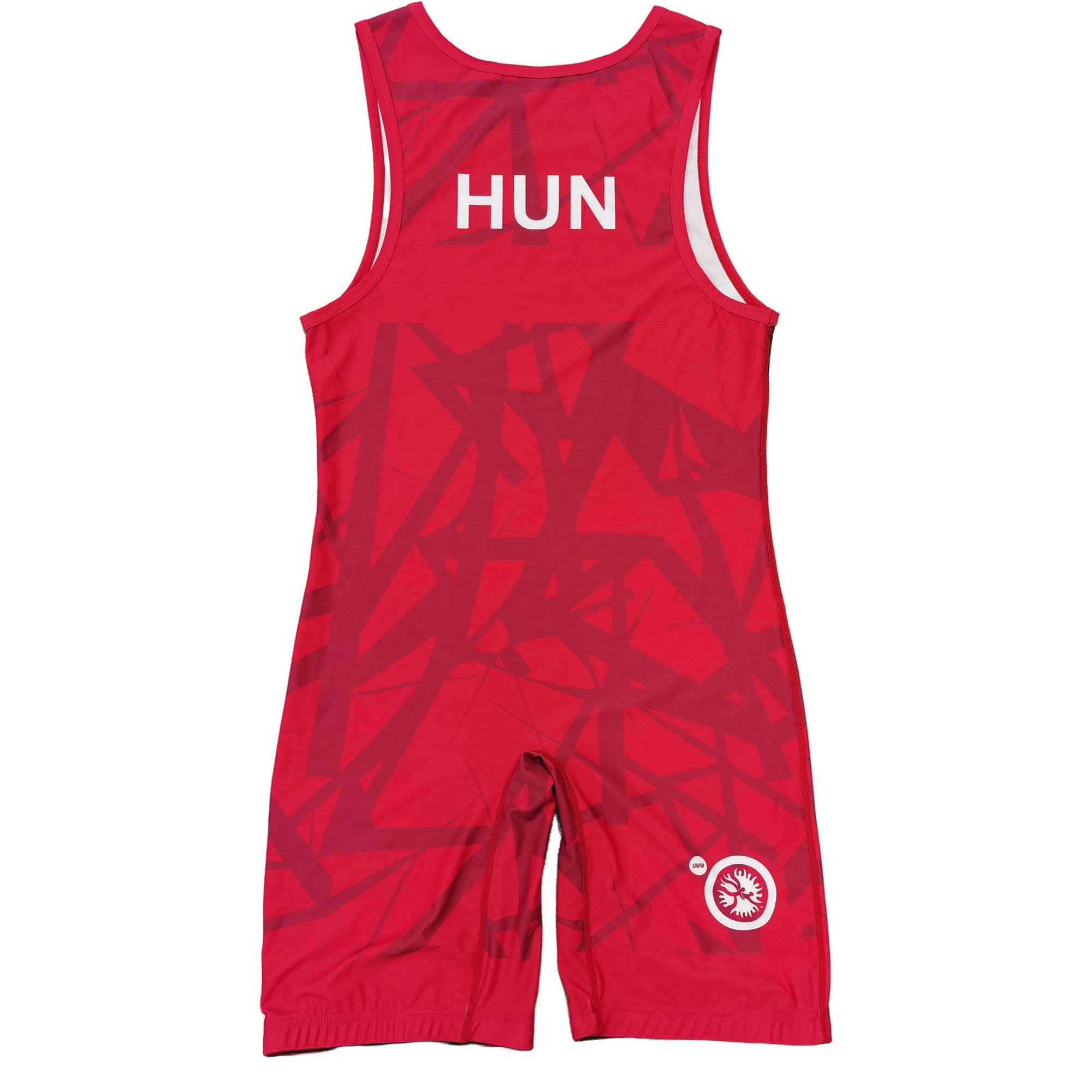 HUNGARY NATIONAL TEAM WRESTLING RED SINGLET 2