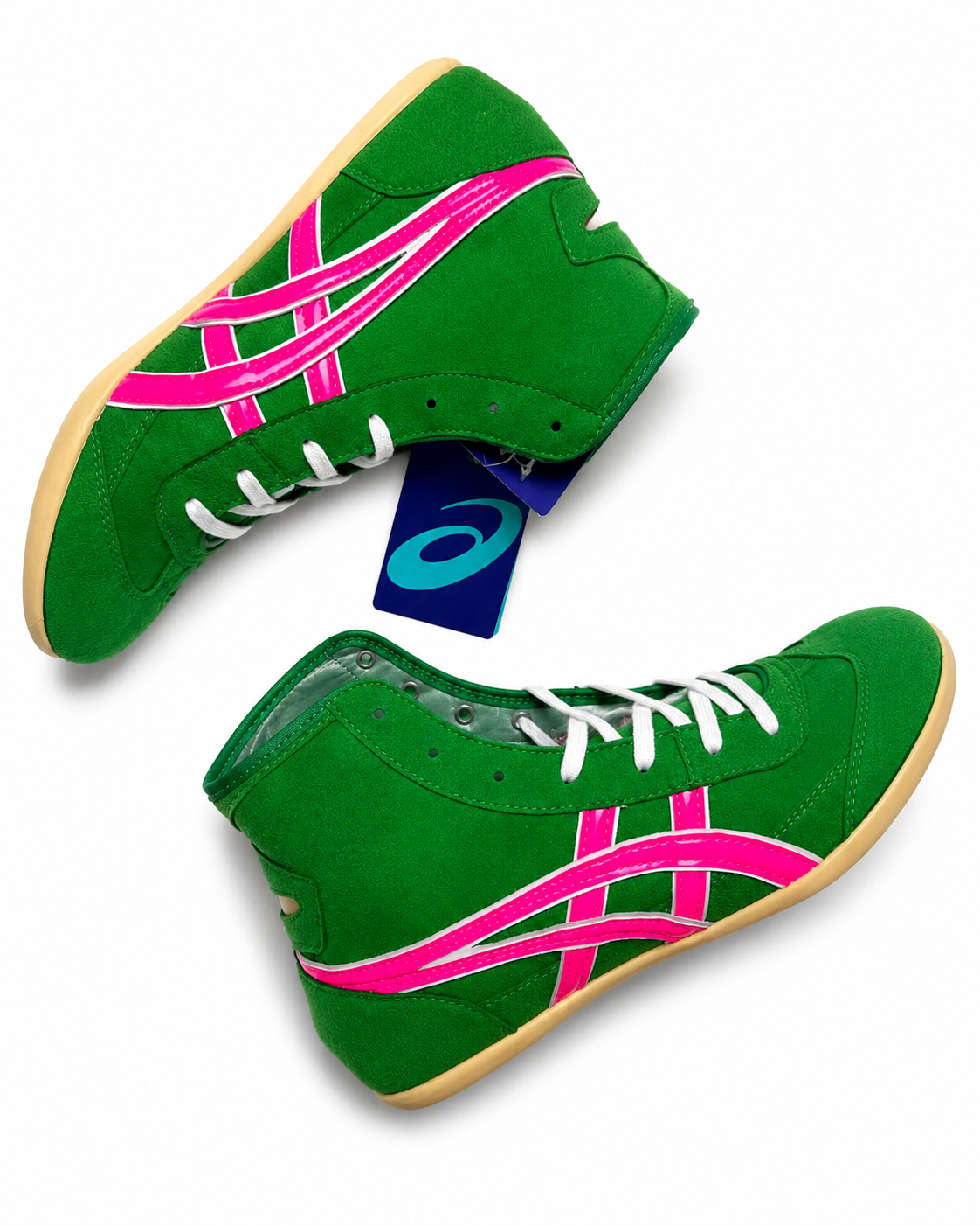ASICS TIGERS GREEN PINK