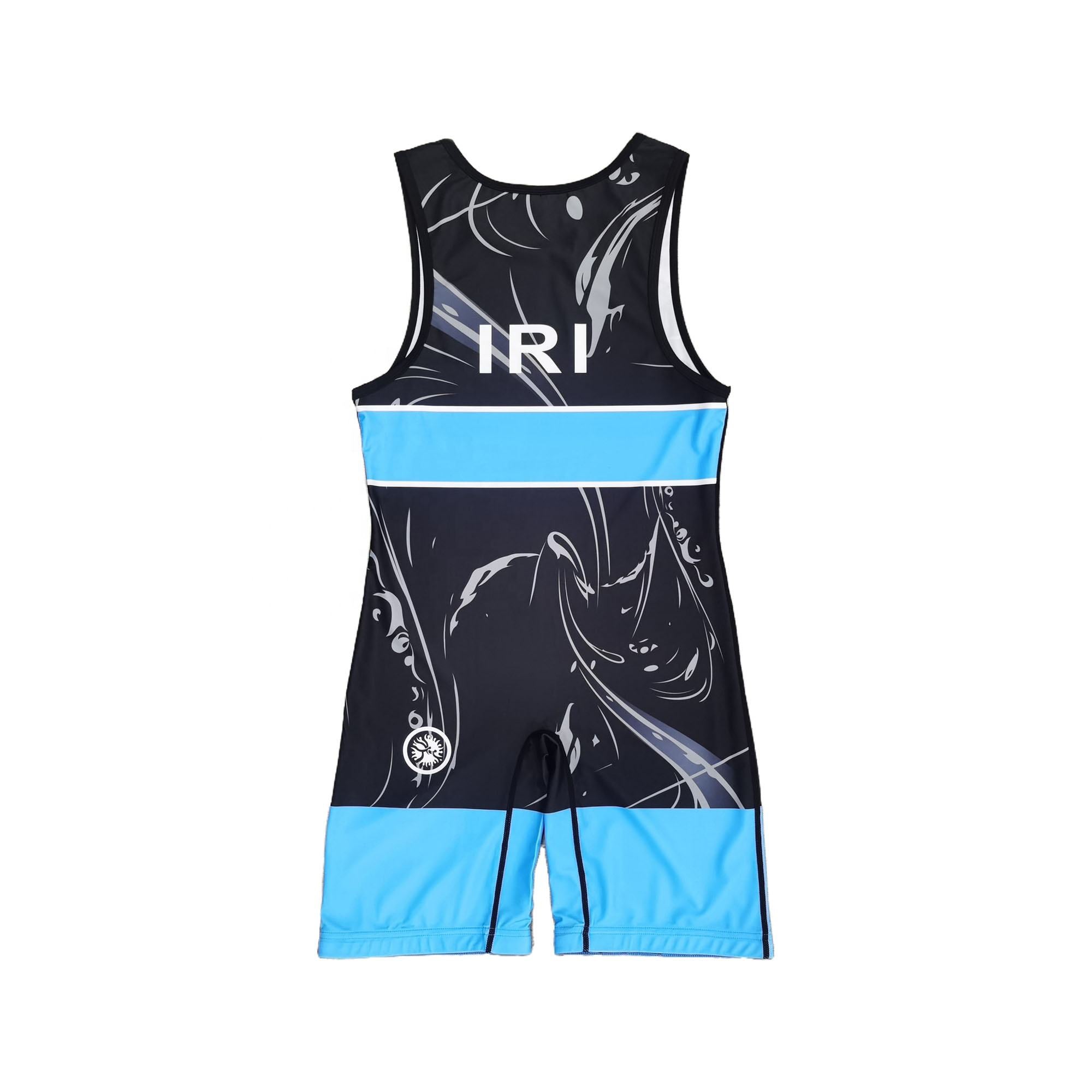 IRAN WRESTLING TEAM BLUE SINGLET