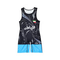 IRAN WRESTLING TEAM BLUE SINGLET